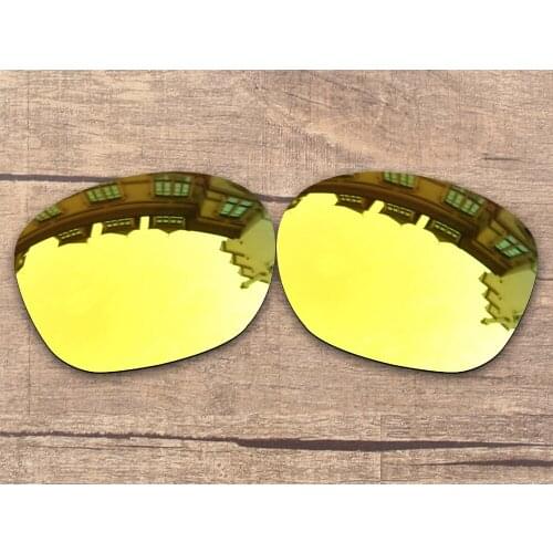 Vonxyz 24K Mirror Polarized Replacement Lenses for-Oakley Garage Rock Frame