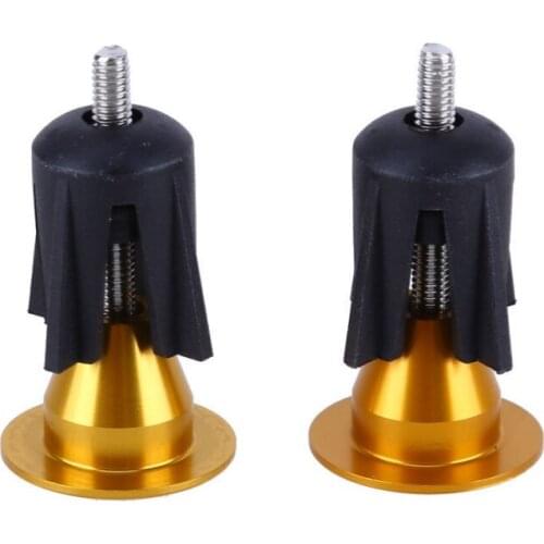 1 Pair Bike Handlebar Cap Lightweight Durable Bike Handlebar End Lock-On Plugs Bar Caps Covers Bicycle Accessories