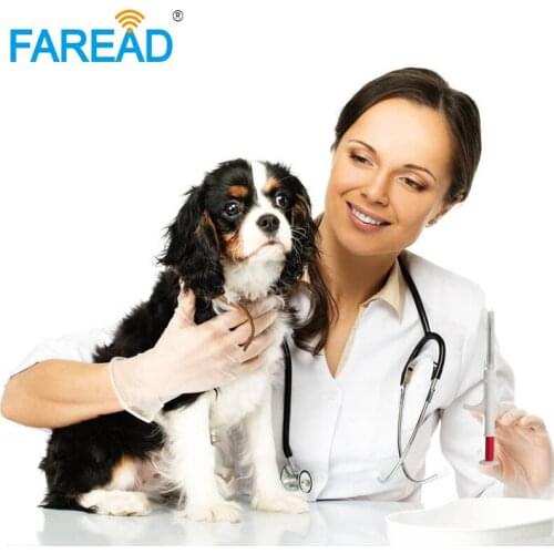 Free shipping x20pcs 2.12x12mm ISO ICAR FDX-B RFID implant microchip injector chip for animal pet dog