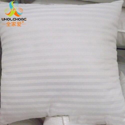 Home Textile PP Cotton Pillow Filling Spandex Fabric Cushion Core Inner Solid White Striped Decoration Living Room 3 Sizes 1 PCS
