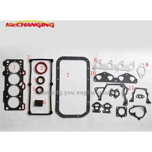 G4HC For HYUNDAI ATOS PRIME SANTRO Engine Parts Engine Rebuilding Kits Engine seal Gasket Full Set Engine Gasket 20910-02C00
