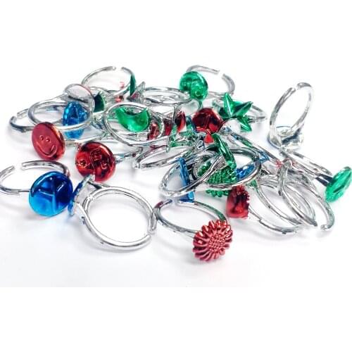 500pcs Girls Toys mix Rings 576-2 Wholesales Pinata School Prize Party Favors Gift Princess Birthday Bags - 7 DESIGN ASSORTED