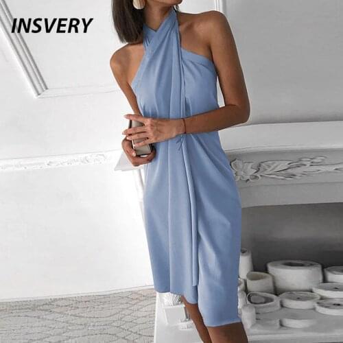 Летние платья с запахом INSVERY China At AliExpress