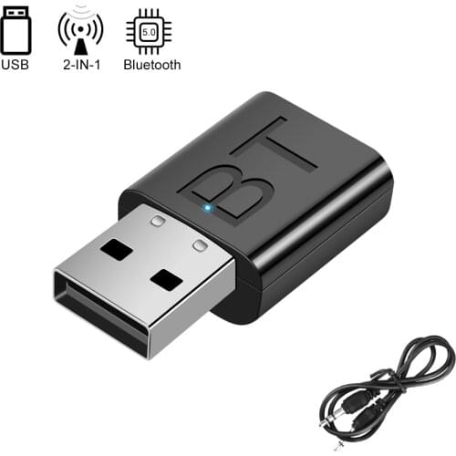 JCKEL USB Bluetooth 5.0 Transmitter Receiver Stereo Bluetooth RCA USB 3.5mm AUX For TV PC Headphones Home Stereo Car HIFI Audio