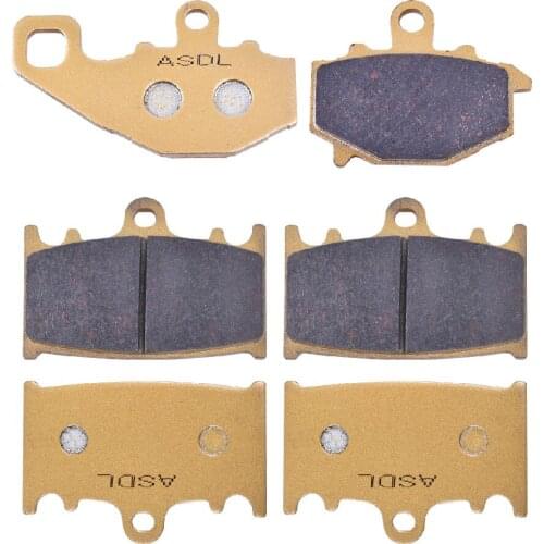 Motorcycle Front Rear Brake Pads Set for Kawasaki ZZR600 ZX600 ZZR 600 ZX 600 93-95 06-07 ZR400 ZR 400 Zephyr 400 ZR400G 97-01