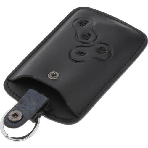 Car Auto Vehicle Leather Key Bag Men Car Key Case Bag W/ Key For Koleos