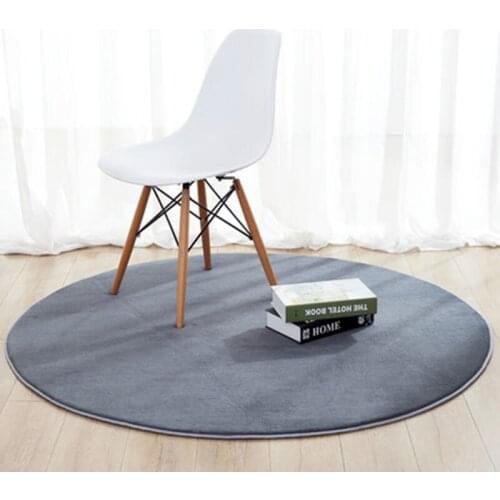 Round Carpets Childrens Bedroom Coffee Table Living Room Bedside Blankets Home Computer Chair Mats 카페트 коврик для ванной Simple