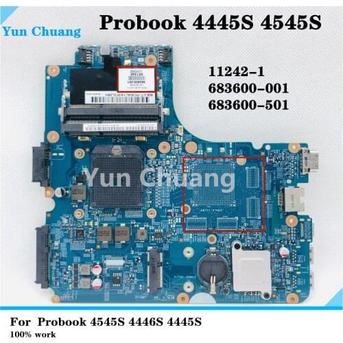 For HP Probook 4545S 4446S 4445S 11242-1 683600-001 693103-001 DDR3 Notebook motherboard Mainboard full test 100% work