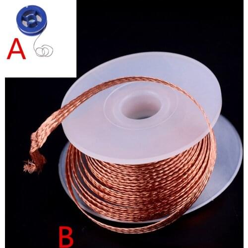 1PCS Copper Desoldering Braid BGA Desolder Solder Remover Wick Wire Cable 1.5m Length 3.5mm Width For Absorbing