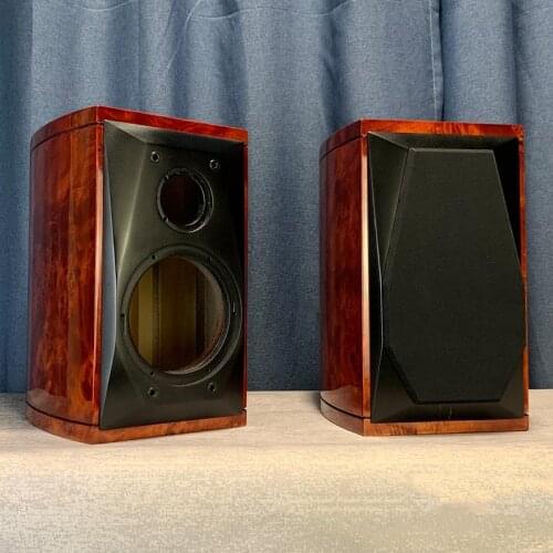 Customzied birch 6.5 inch 8 inch waist drum solid wood veneer full frequency two-way HiFi audio arc empty box tree tumor