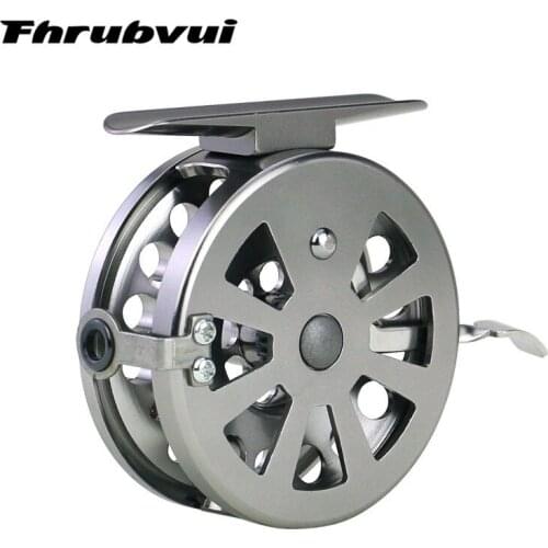 Full Aluminum Ice Fishing Reel Handed V-shape 2BB+RBB Ice Fishing Wheel 50mm 60mm Fly Fishing Reels Gear Ratio 1:1