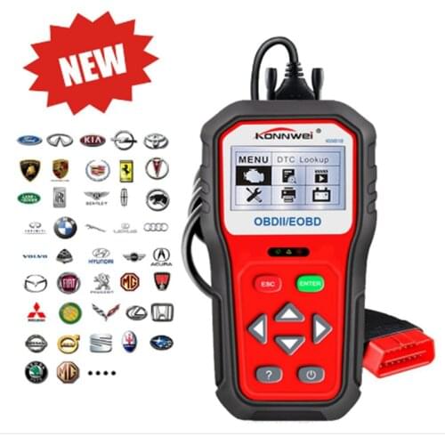 Professional OBD2 Scanner KW818 Code Readers Car OBDII Antomotive Vehicle Engine Diagnostic OBD/EOBD Function Scan Tool Check