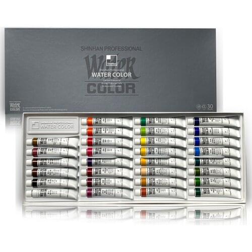 Korean Shinhan Expert Transparent Watercolor Paint 20 Colors 30 Colors Stick Aquarela Set Art Supplies for Artist Paints Set
