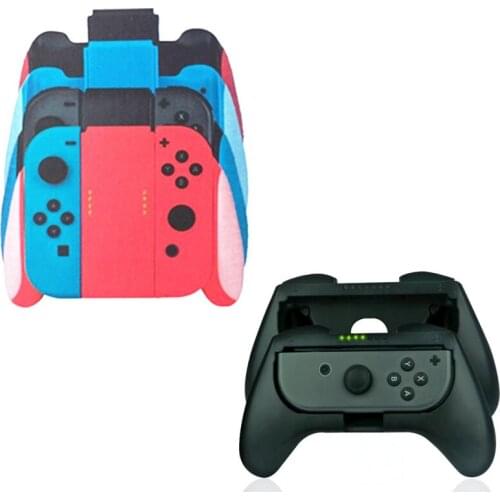 3 in 1 Switch Joy-Con hand grip Handle Bracket Support Cradle Holder Shank for Nintendo Nintend Switch NS Controller Dual Use