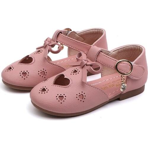 Skoex Children Casual Flat Shoes 2020 New Fashion Soft Bottom Breathable Girls Princess Shoes Adorable Bows Toddler Girls Shoe