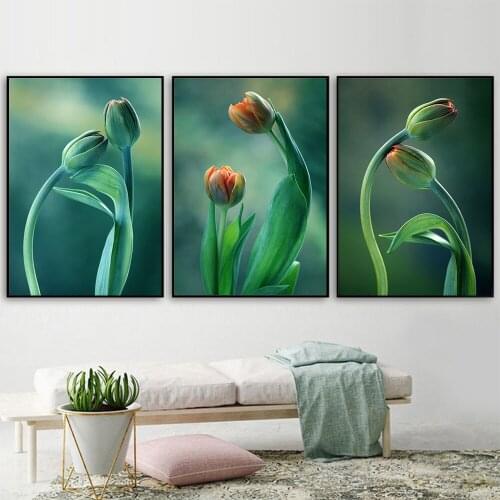 Light Yellow Flowers Wall Art Canvas Painting Nordic Posters And Prints Wall Pictures For Living Room Modern Home Decoration