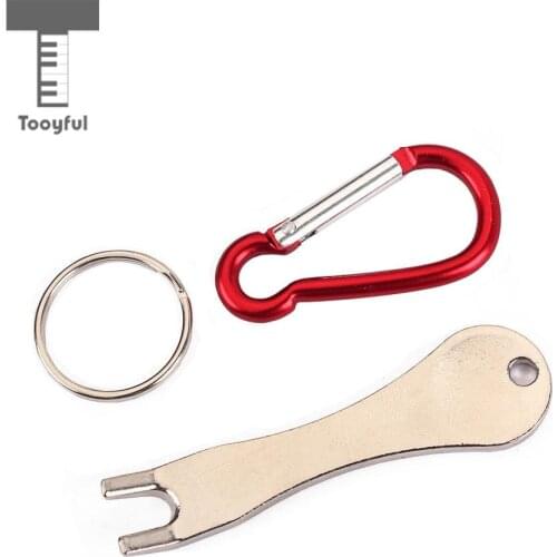 Tooyful Durable Handy Zinc Alloy Guitar Bridge Pin Puller with Key Chain for Luthier Guitarist Tool