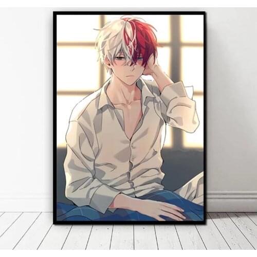 Japan Anime Posters and Prints Cartoon Male Wall Art Canvas Figure Painting Wall Art Pictures For Home Design Decor Aesthetic