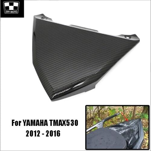 For Yamaha TMAX530 Tmax 530 2012 2013 2014 2015 2016 T-MAX530 fairing tail lamp cover carbon black back cover
