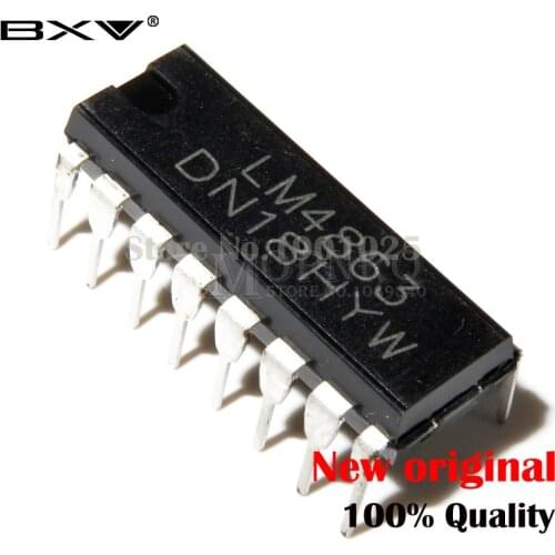 10PCS LM4863D DIP16 LM4863 DIP new and original IC In Stock