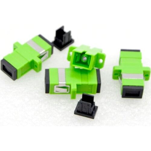 GONGFENG 10PCS New SC/APC Fiber Optical Connector Flange Head Coupler Square joint Adapter Special Wholesale