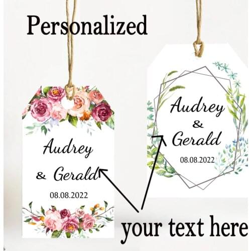 100pcs 3X5cm Personalised Sugar Paper Calligraphy Happy Birthday Gift Tag ,Thank You Tag Candy,Baby Gift Decoration