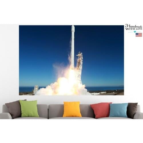 228 Space Falcon Rocket Pin Up Room Silk Poster Wall Art Home Decoration Gift