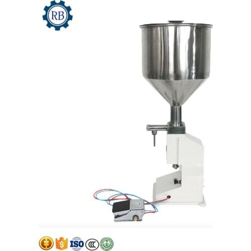 5-50ml Manual Stainless Steel Paste and Liquid Bottle Filling Machine cream filler machine