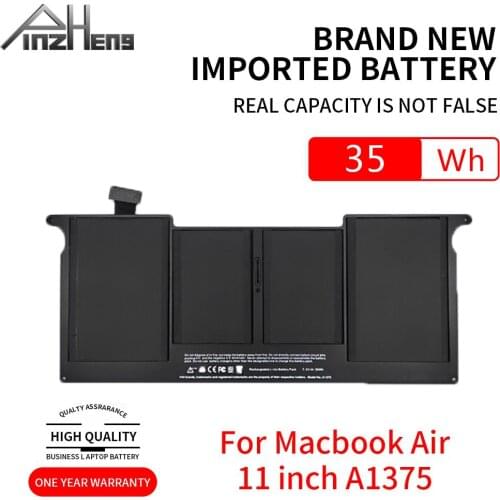 PINZHENG A1375 Laptop Battery For Apple MacBook Air 11 Inch A1370 (2010 Production) MC505 MC506/A Replacement Battery With Tools