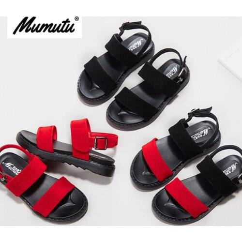 Odorless soft standard size children like girls breathable anti-wear casual light Girls summer scandals MM1928