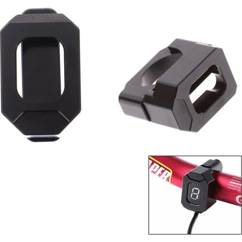 1pc Universal Aluminum alloy 22-28.6mm Motorcycle Speed Gear Display Indicator Holder Bracket Speed Gear Display Holder