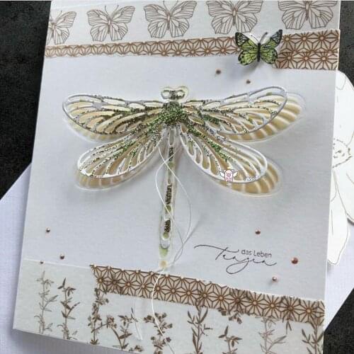 New Dragonfly decoration Metal Cutting Dies Stencils DIY Scrapbooking Paper/photo Cards Embossing Dies