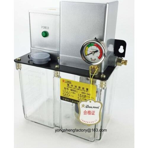 Electric lubrication grease pump gear lubricator 3L 380V PLC control SANLANG DR5-34Z for injection moulding machine