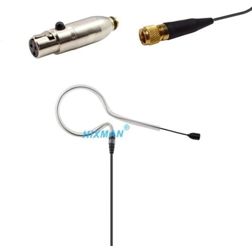 HIXMAN Black EM2-AK Children Earset Single Ear Omni Headset Microphone For AKG SAMSON Wireless Bodypack Transmitter System TA3F