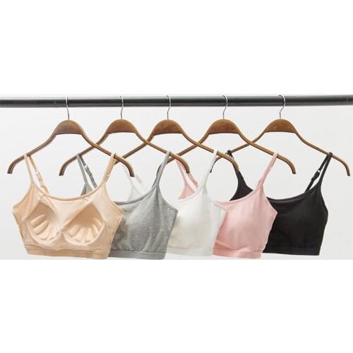Cotton belt chest pad one-piece tube top bra wrapped chest small sling vest bottoming comfortable underwear