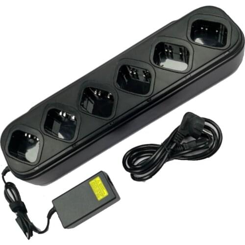 Walkie Talkie Six/6-Way Universal Rapid Multi Charger Fash Charging For Pofung BAOFENG UV-82 UV-82C UV-82L X