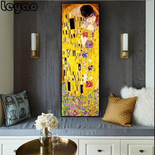 Gustav Klimt Kiss diamond embroidery Beloved love giftdiy diamond painting cross stitch 5d full square round drill 5d puzzles