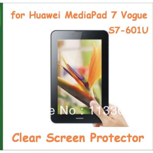 5pcs Clear Screen Protector Size 189x140mm for HuaWei MediaPad 7 Vogue S7-601u No Retail Package Protective LCD Film