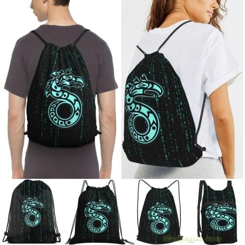 Shadowrun S Women Purpose Drawstring Backpack Bags Men Outdoor Travel Backpacks For Gym Training Swimming Fitness Bag