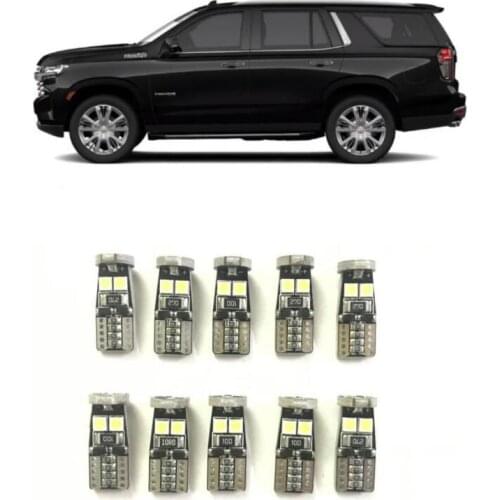 Canbus w5w Led interior lights For Chevy EVANDA HHR TAHOE TRANS SPORT TRAX VIVANT VOLT CORVETTE EPICA Avalanche Camaro Caprice