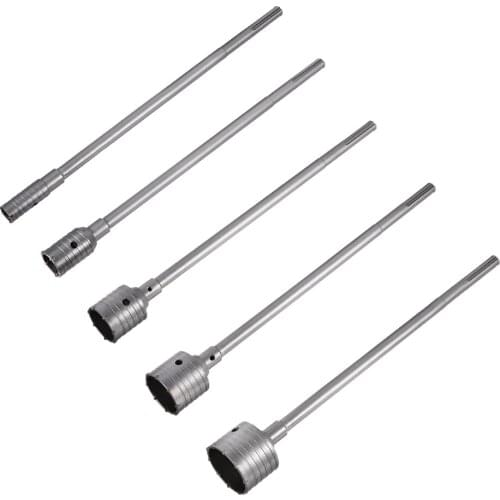 Uxcell 1Pcs Wall Hole Drill Bit Concrete Hole Saw Cutter with Connecting Rod for SDS X5 Impact Drill to Drilling Walls etc