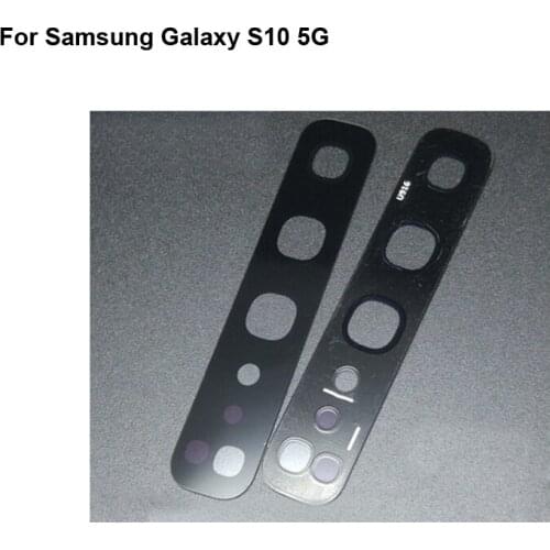 High quality For Samsung Galaxy S10 5G Back Rear Camera Glass Lens test good For Samsung Galaxy S 10 5G G9730 Replacement Parts