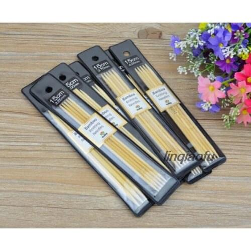 Japanese high-end bamboo stick needles, double-pointed five stick bamboo stick needles 15CM