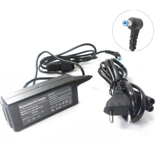 19V 1.58A AC Adapter Battery Charger For Acer Aspire One 531h 532h nav50 721 722 AO722 751H 752 NAV70 100~240v Power Supply Cord