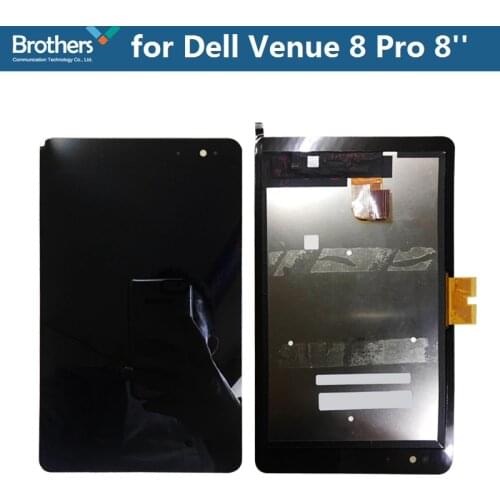 Tablet LCD Display For Dell Venue 8 Pro Touch Panel LCD Assembly for Dell 8 Pro LCD Touch Screen Digitizer 8" Black Free Tools