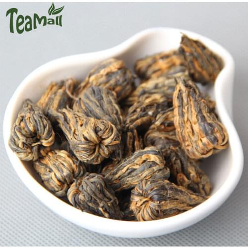 2020/2021 Yunnan Black Chinese Tea Pagoda Manual Gold Wire Dianhong Black Tuocha 100g