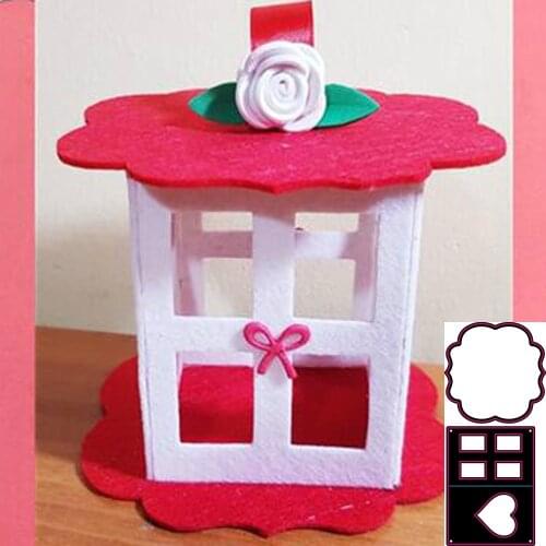 3D Frame gate box House Metal Cutting Dies Stencils for DIY Scrapbooking Stamp/photo album Decorative Embossing DIY Paper Cards