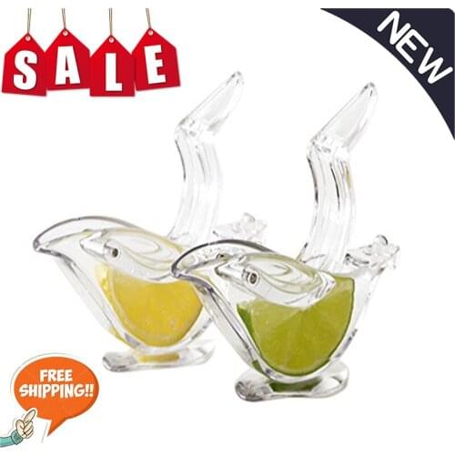 Acrylic Citrus Fruits Squeezer Orange Hand Manual Juicer Kitchen Tools Lemon Juicer Orange Queezer Juice Fruit Pressing