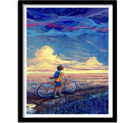 Diamond Painting 5D DIY Square Round Japanese Comic "Your Name" Picture Cross Stitch Embroidery Mosaic Art Home Decoration