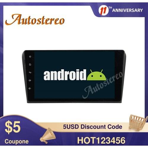 Android 9 8 Core Car No DVD Player GPS Navigation For Mazda 3 2010-2012 Multimedia Player Auto Radio Stereo Head Unit DSP CANBU